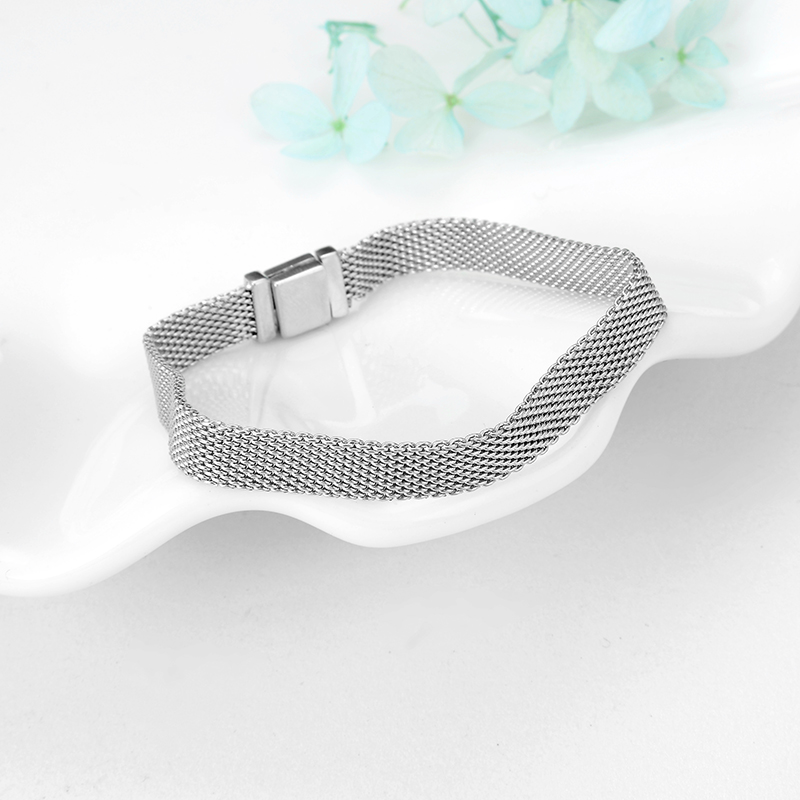 Women's 925 Sterling Silver Elastic Bracelet