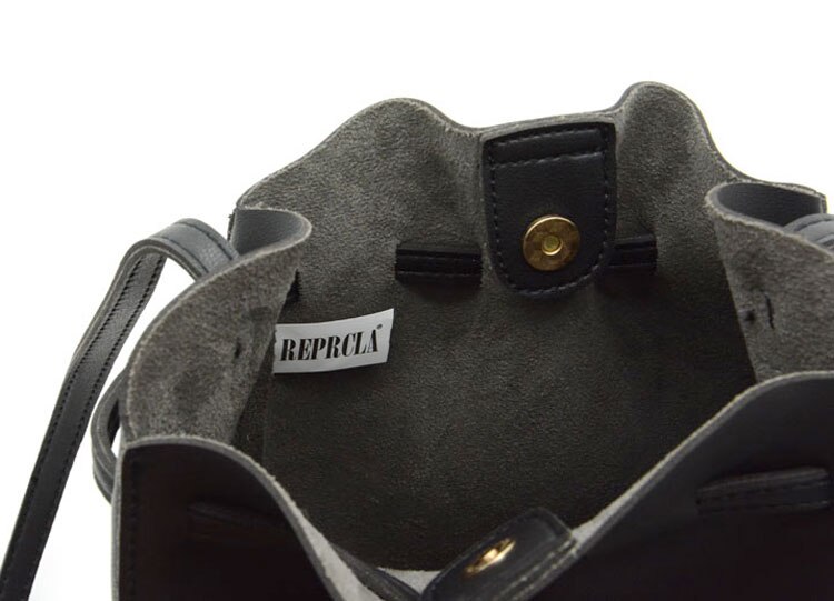 Casual Bucket Bag with Drawstring