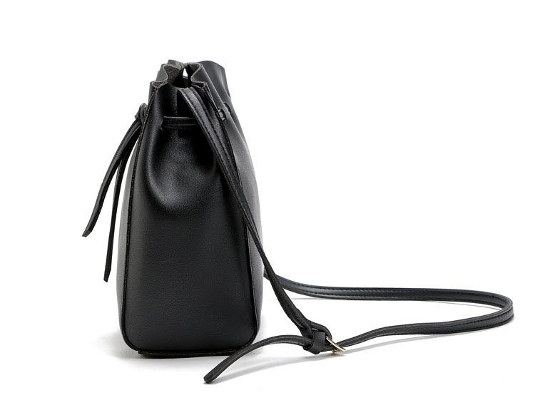 Casual Bucket Bag with Drawstring