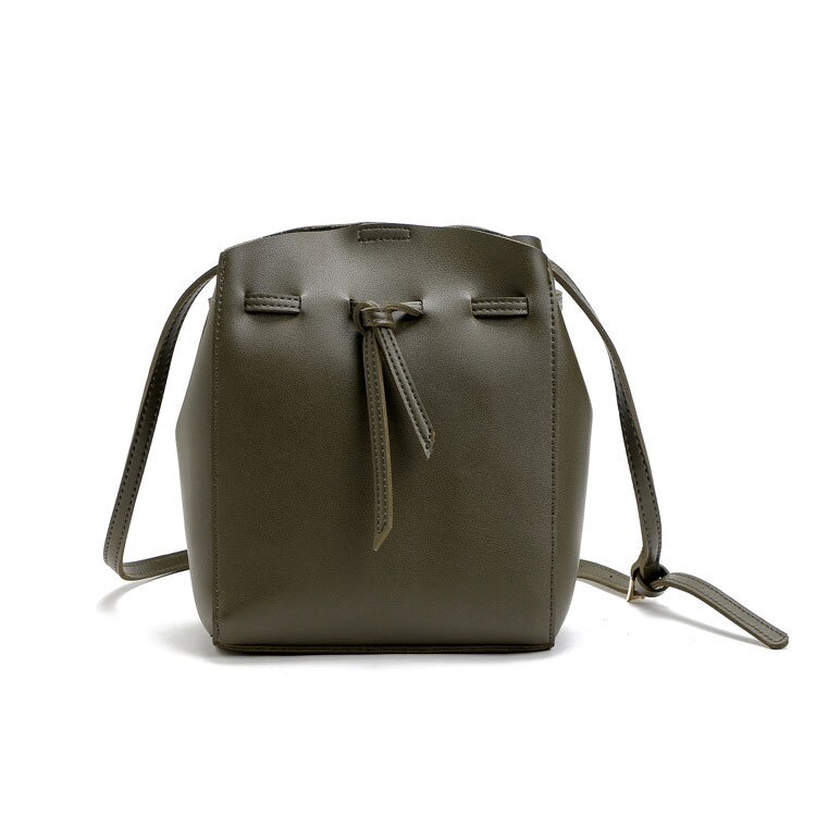 Casual Bucket Bag with Drawstring
