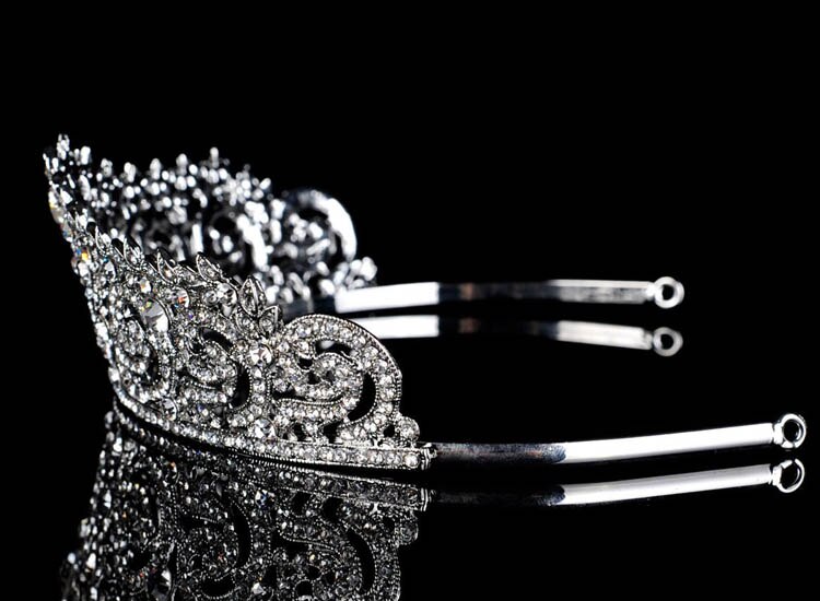 Shiny Silver Women's Crown Shiny Silver Women's Crown