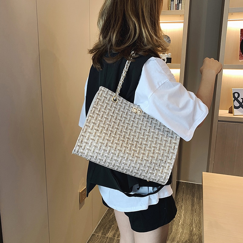 Women's Elegant Style Canvas Shoulder Bag