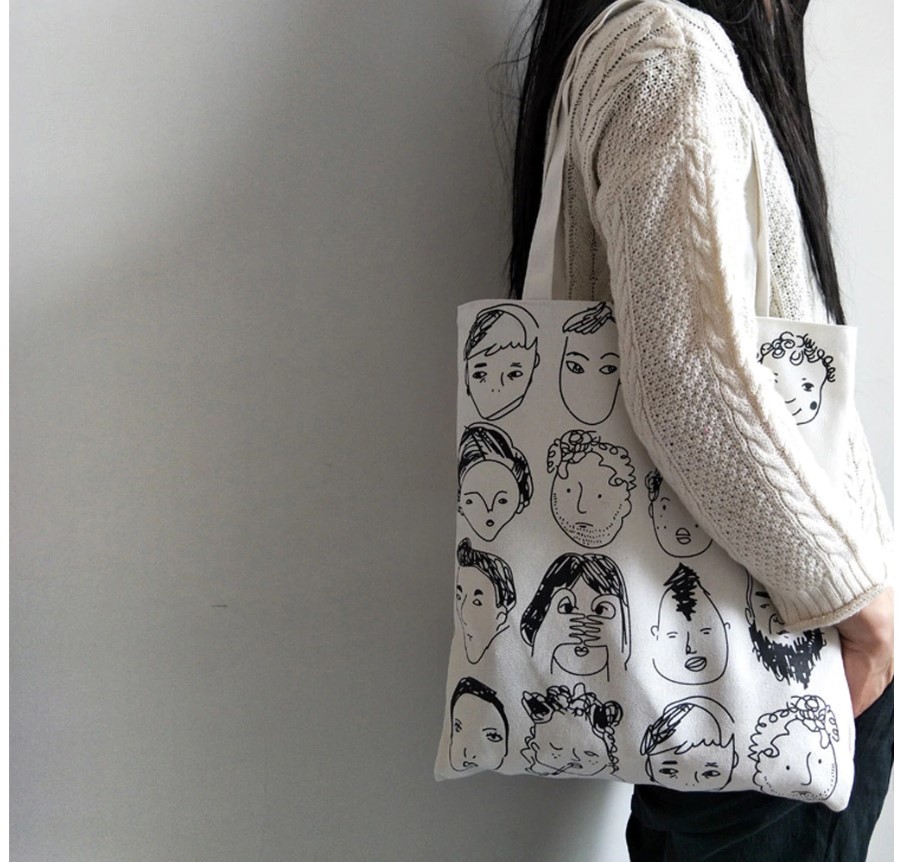 Women's Graphic Print Tote Bag