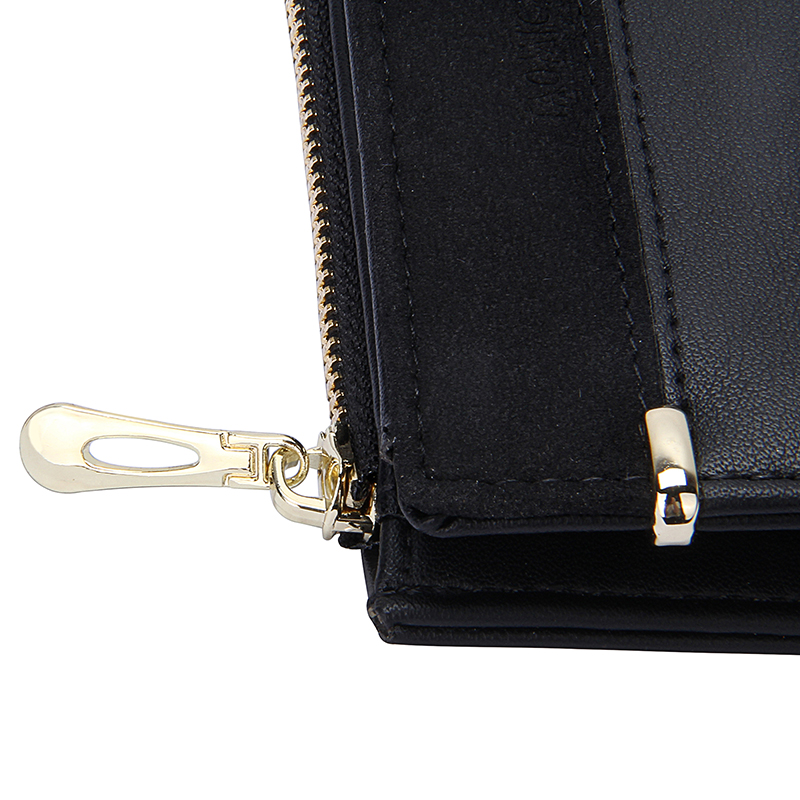 Women's Short Solid Color Wallet