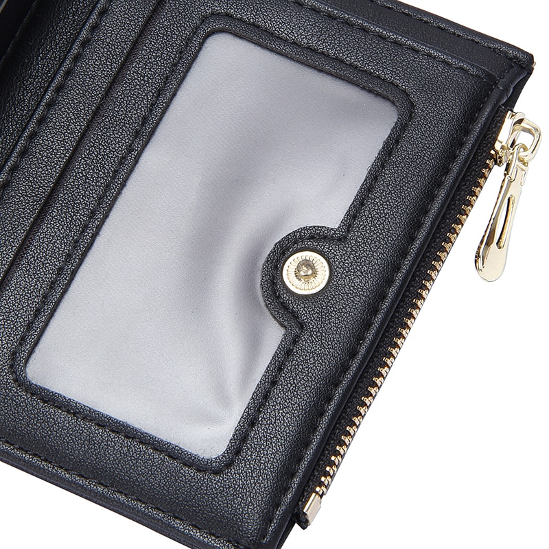 Women's Short Solid Color Wallet
